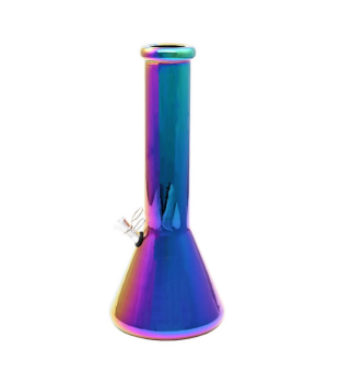 Bong Atomic Glasbong Rainbow 7mm dickes Glas | 33cm
